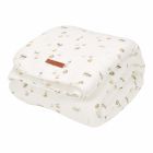 Couverture de berceau Sailors Bay White 70 x 100 cm