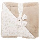 Couverture Luxe fausse fourrure angora Beige
