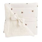 Couverture polaire doublée Little Coeur