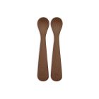 Lot de 2 cuillères souple silicone Caramel