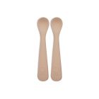 Lot de 2 cuillères souple silicone Pale Pink