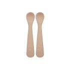 Lot de 2 cuillères souple silicone Pale Pink