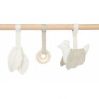 Jouets pour arche de jeu Growing Green Oiseau Lin Français Off White