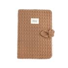 Protège carnet de santé Gaufre Cannelle