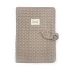 Protège carnet de santé Gaufre Latte