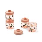 Lot de 4 pots de conservation Dominique Berry Pale Tuscany
