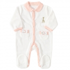 Pyjama velours Sophie la girafe 1 mois- Multicolore Rose