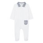 Pyjama Blanc Feuillage 9 mois