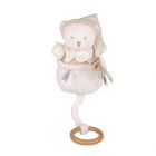 Boîte à musique Ours 20 cm Beige