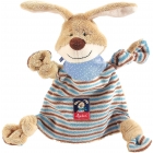 Doudou plat Lapin bleu