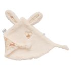 Doudou lapin petit coeur fausse fourrure angora Jardin enchanté