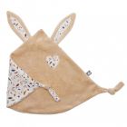 Doudou plat lapin petit cœur Sable et terrazzo