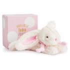 Doudou moyen Lapin bonbon rose