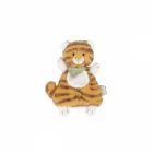 Doudou Les Amis 18 cm Tigre Papaye