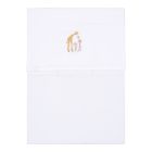 Drap de berceau - Flamingo White - 70 x 100 cm