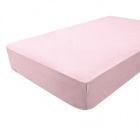 Drap housse 60x120 cm rose