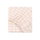 Drap housse 70x140 cm Stories Powder Mauve Grid