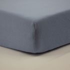 Drap housse Bleu 60x120 cm Jersey