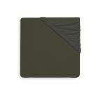 Drap housse 40x80 cm en Jersey Leaf Green