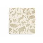 Drap-housse Jersey 40/50 x 80/90cm Animals Olive