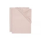 Lot de 2 draps housses Jersey 40/50 x 80/90 cm Wild Rose