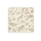 Drap-housse Jersey 60 x 120 cm Animals Olive