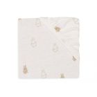 Drap housse 60x120 cm Jersey Happy Miffy Nougat