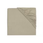 Drap-housse Jersey 60 x 120 cm Olive