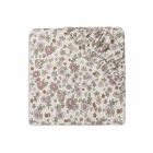 Drap housse 60x120 cm Jersey Retro Flowers