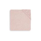 Drap housse 60x120 cm en Jersey Snake Pale Pink