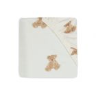 Bavoir Jollein Femme Lot De 3 Bavoirs En Mousseline De Coton Motif Ours - Jollein | 70x70 Cm | Blanc | Polyvalent Et Doux Bavoirs Mousseline