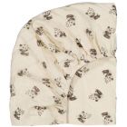 Drap housse 70x140 cm Olivia Panda naturel