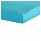 Drap housse turquoise 70 x 140 cm