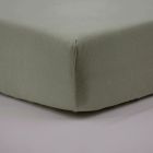 Drap housse Vert Mousse 60x120 cm Jersey