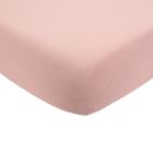 Drap housse vieux rose 60 x 120 cm