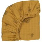 Drap housse 60x120 cm Olivia Ombrelle Moutarde