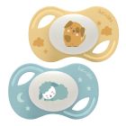Duo de sucettes anatomiques chien et mouton 0-6 mois