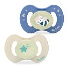 Duo de sucettes anatomiques Raton 18 mois et +