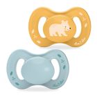 Duo de sucettes anatomiques ourson 6-18 mois