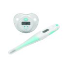 Lot de 2 thermomètres médicaux bébé sucette thermomètre +