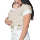 Écharpe de portage Aura - Beige rayé