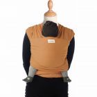 Echarpe de portage - tricot-slen bamboo - Brun Pécan