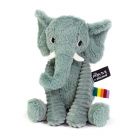 Peluche éléphant vert Dimoitou Les Ptipotos