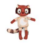 Peluche phosphorescente avec livre en tissu Elvis