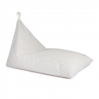 Pouf enfant Essaouira Blue thin stripes natural