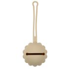 Boite sucette silicone beige