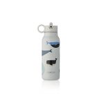 Gourde isotherme Falk 350ml Whales / Cloud blue