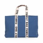 Sac à langer family bag signature canvas indigo