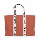 Sac à langer family bag signature canvas terracotta