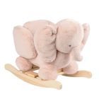 Bascule éléphant vieux rose